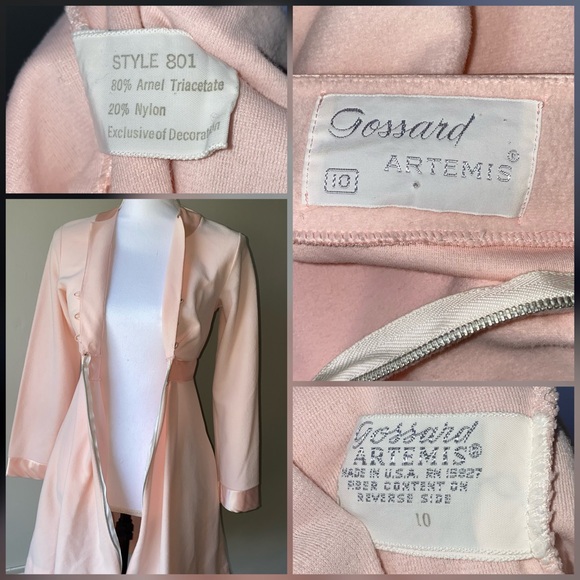 Beautiful lt pink Gossard Artemis short zip robe - Picture 9 of 9